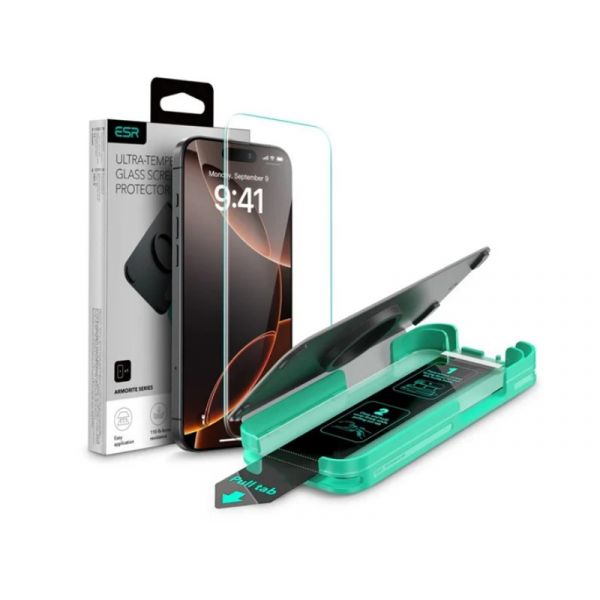 ESR ARMORITE képernyővédő üveg iPhone 16 Pro (GP-162977) fekete